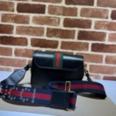 wholesale quality gucci ophidia shoulder bags 722117 black leather